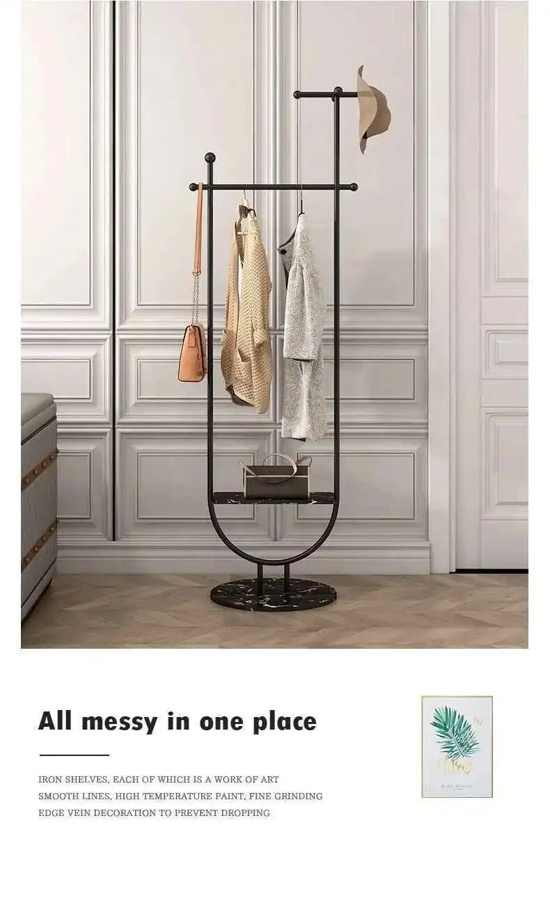 Open angle coated rack bracket Auvents drying hall organizer Hall clothing coated rack Burro Ropa Perchero hotel furniture HDH