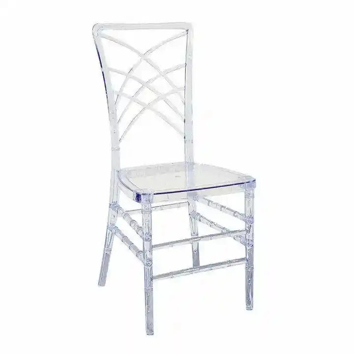 100pcs）Modern Restaurant Wedding Party Chairs plastic Stackable Hotel Gold Chiavari Chairs 1149