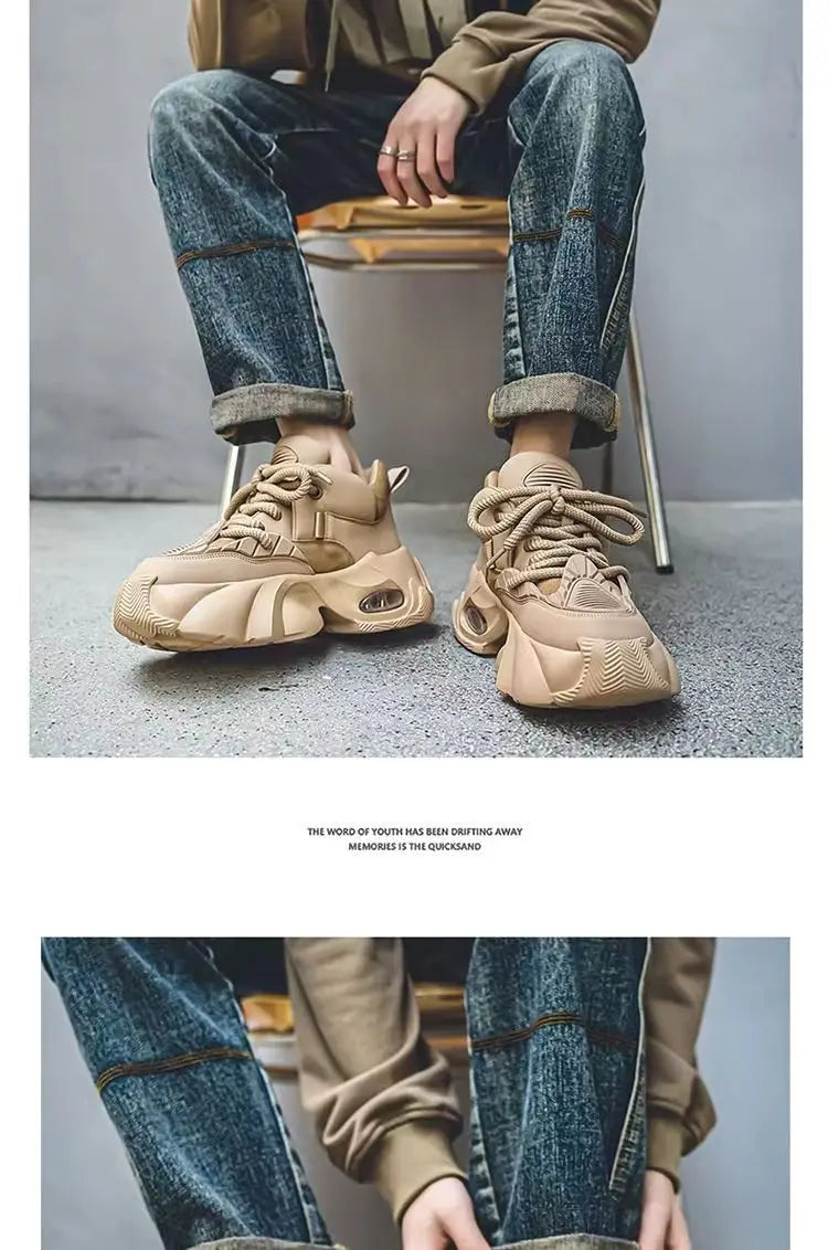 Casual Sneakers Designer Style Men Shoes Comfortable Men's  Platform Sneakers Fashion Casual Shoes Sports Trainers Tenis