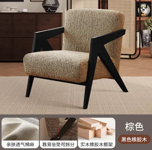 Computer Armchair Chair Relax Nordic Furniture Living Hotel Chairs Comfortable Replica Design One Person Stole Curly Dresser