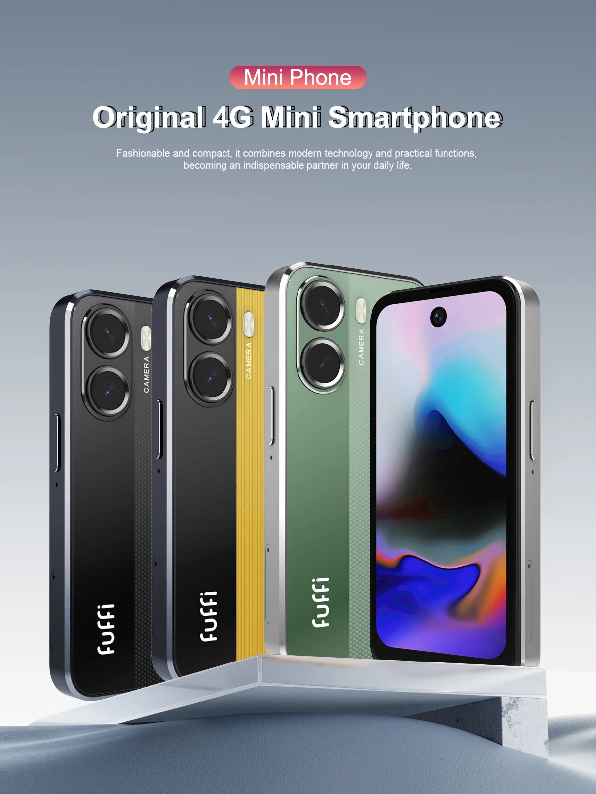 FUFFI-X7 Pro Mini Smartphone,4G Network,3.75 inch,2+16GB ROM,Android 10.0,Mobile phones,Google Play Store,2400mAh,Cellphones