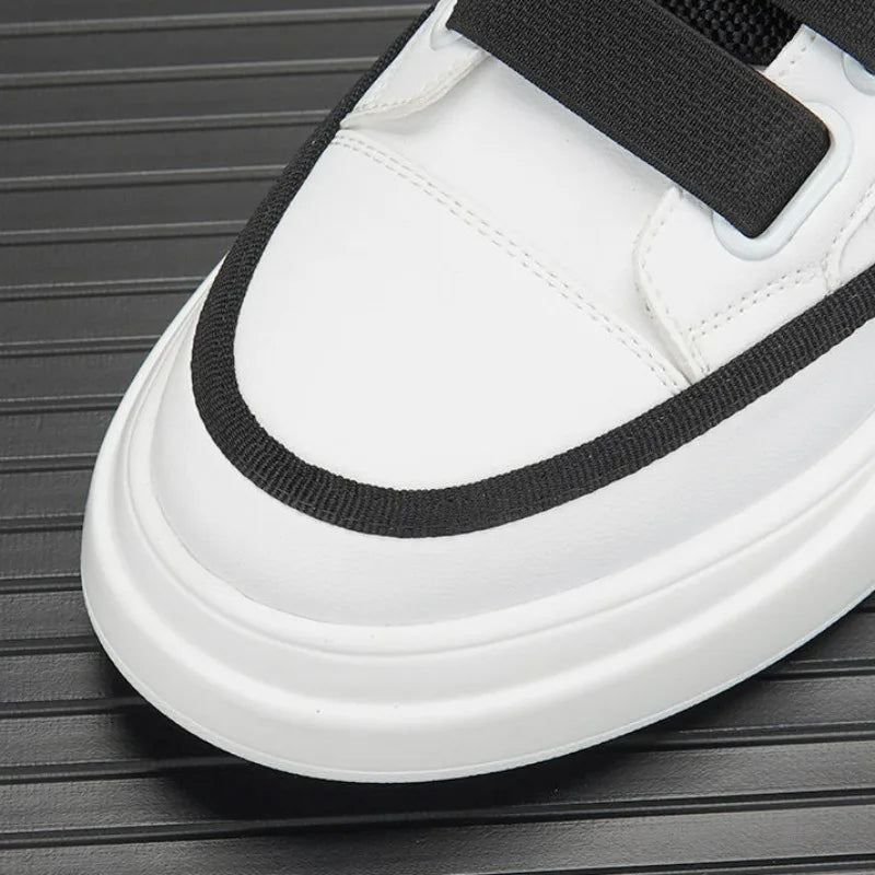 High Top Men's Shoes 2025 Spring Autumn Brand White Casual Sneaker Platform Luxury Designer Men Ankle Boots zapatos para hombre