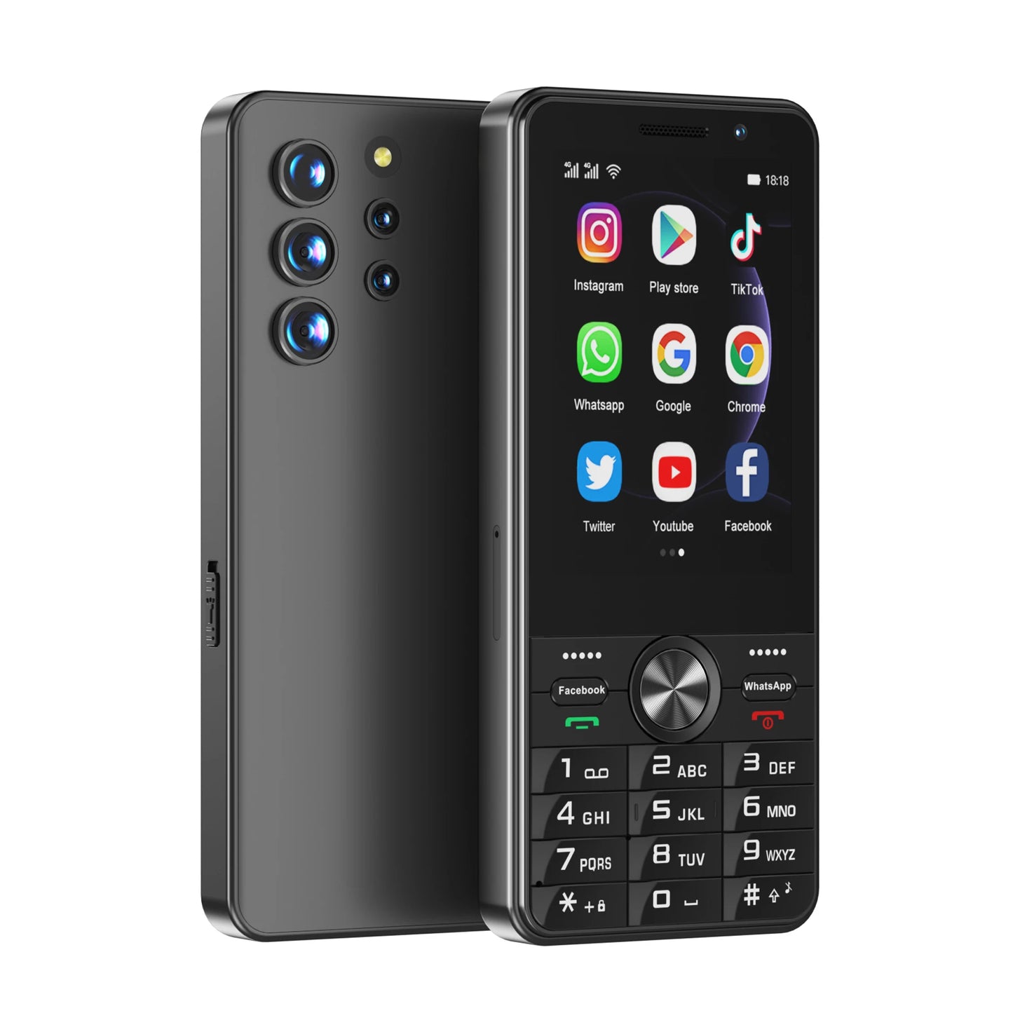 SERVO F25 PRO 4G LTE Button Smartphone Android System Play Store FM Radio 2GB+16GB WiFi 3.5" Touch Screen Smart Phones Dual SIM