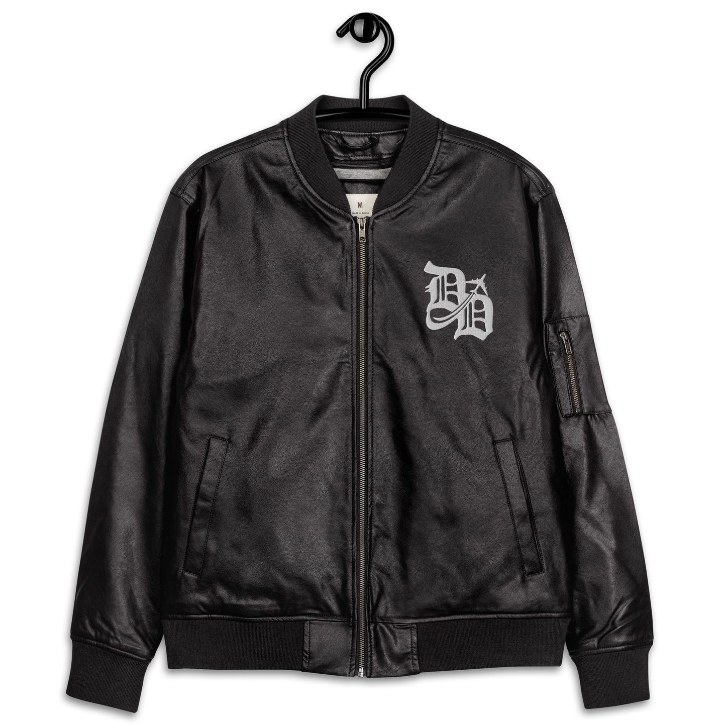 Leather Bomber Jacket