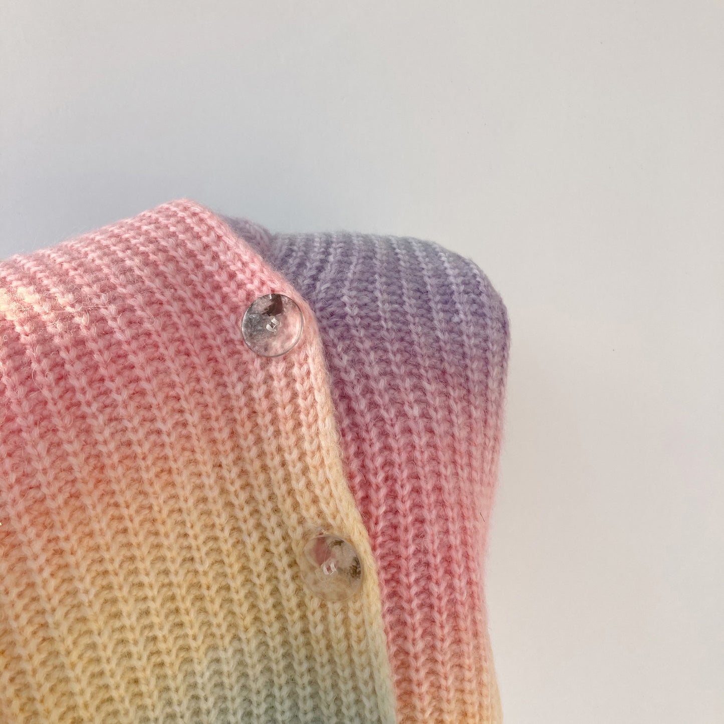 Loose Lazy Knit Winter Autumn And Winter Gradient Rainbow Women